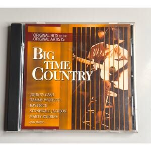 Big Time Country CD Johnny Cash Tammy‎ Wynette Ray Price Marty Robbins Hits